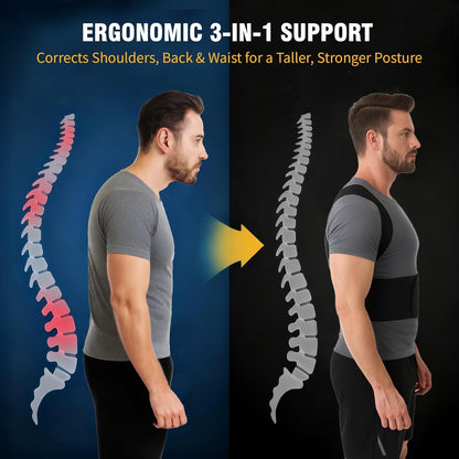 Buytrixa Posture Corrector Belt for Men and Women
