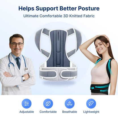 Buytrixa Posture Corrector Belt for Men and Women