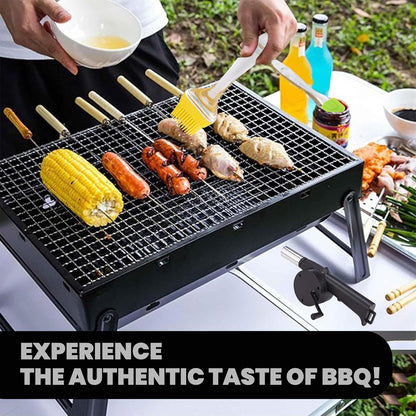 Buytrixa BBQ Grill Set With 3 Free Gifts